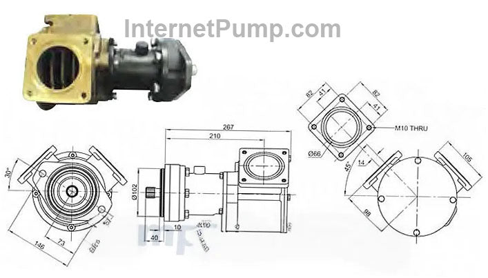 Jabsco Pump # 18770-0003